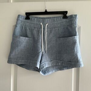 Athleta linen shorts